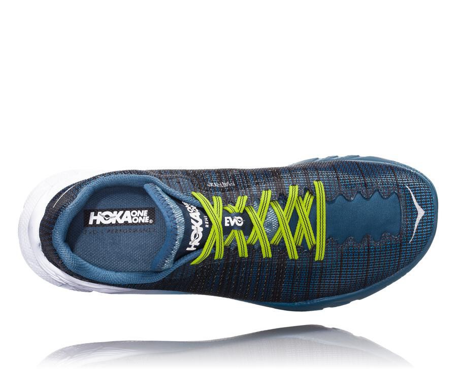 Hoka One One ランニングシューズ メンズ ネイビー/白 - EVO Rehi - LS7951284